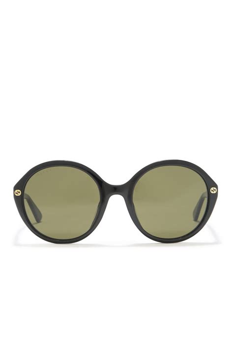 55mm oval sunglasses gucci|Gucci sunglasses cettire.